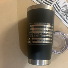 Load image into Gallery viewer, Second amendment 20oz laser engraved tumbler
